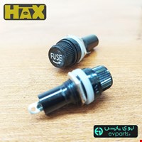 پایه فیوز شیشه ای گرد 20 آمپر
